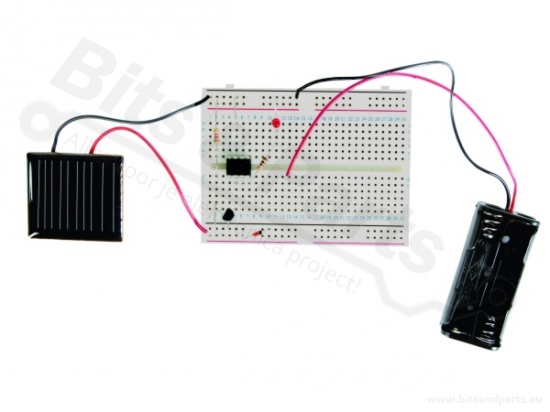 Experimenting box solar energy electronics - Velleman EDU02